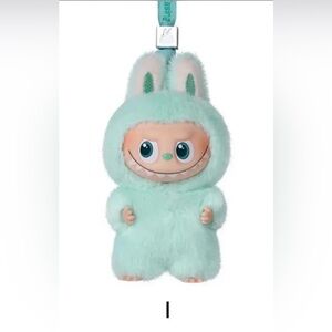 NIB Pin for Love I Popmart Labubu Mint Vinyl Plush